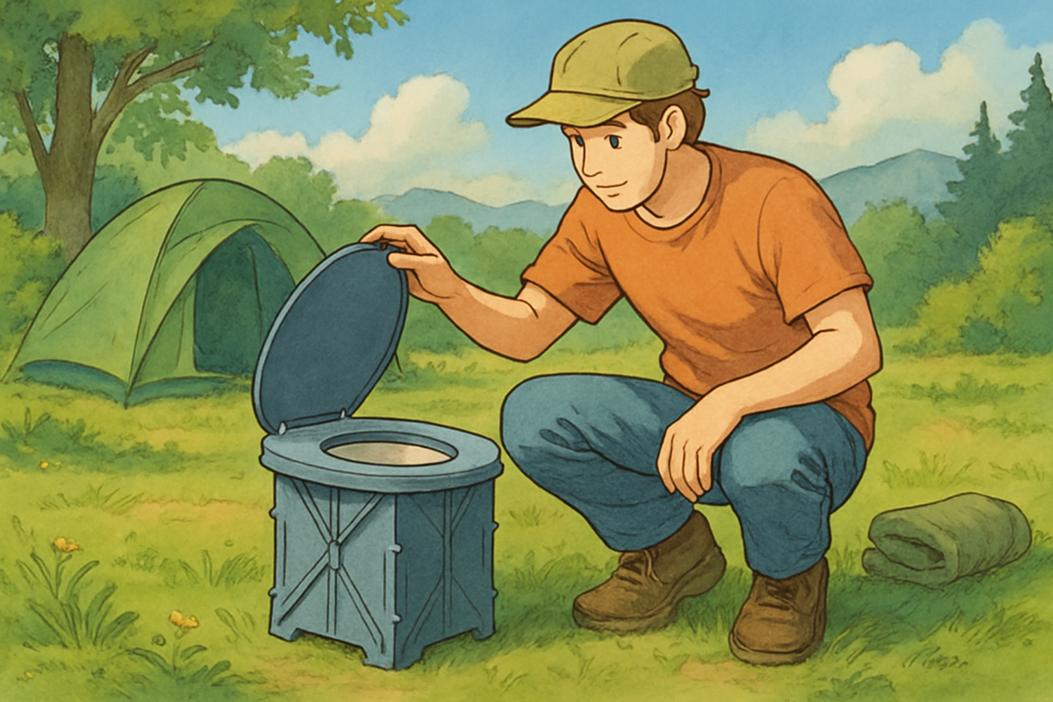 Verschiedene Falttoiletten im Vergleich – platzsparende mobile Klapptoiletten für Camping und Outdoor